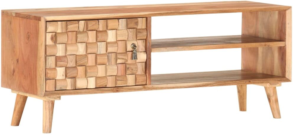 vidaXL Mueble para TV de madera maciza de acacia 100x35x40 cm vidaXL Mueble para TV de madera maciza de acacia 100x35x40 cm