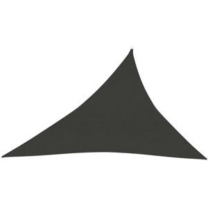 vidaXL Toldo de vela gris antracita HDPE 160 g/m² 4x5x6,8 m