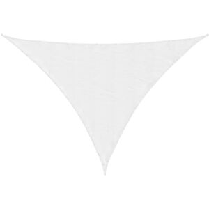 vidaXL Toldo de vela triangular tela Oxford blanco 3x3x4,24 m