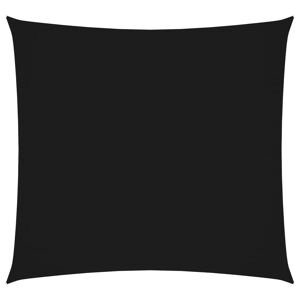 vidaXL Toldo de vela cuadrado tela Oxford negro 3,6x3,6 m