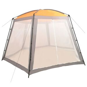 vidaXL Carpa para piscina de tela gris 500x433x250 cm