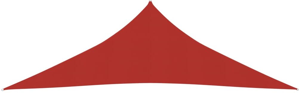 vidaXL Toldo de vela HDPE rojo 160 g/m² 4x4x5,8 m