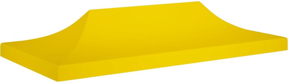 vidaXL Techo de carpa para celebraciones amarillo 6x3 m 270 g/m²