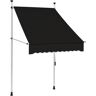 vidaXL Toldo retráctil de operación manual gris antracita 100 cm