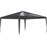 vidaXL Carpa profesional para fiestas gris antracita 90 g/m² 4x4 m