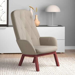 vidaXL Sillón de relax de terciopelo gris claro