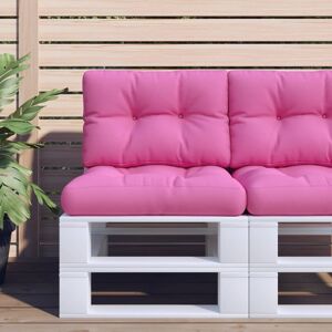 vidaXL Cojín para sofá de palets tela rosa 60x40x12 cm