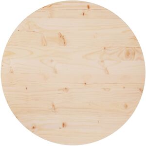 vidaXL Superficie de mesa madera maciza de pino Ø70x2,5 cm