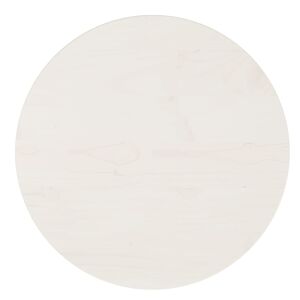 vidaXL Superficie de mesa madera maciza de pino blanco Ø40x2,5 cm