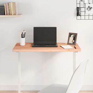 vidaXL Tablero de escritorio madera maciza de haya 80x40x2,5 cm
