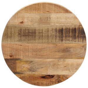 vidaXL Tablero de mesa redondo madera maciza mango rugosa Ø 40x1,5 cm