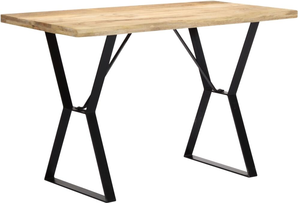 vidaXL Mesa de comedor madera maciza de mango 120x60x76 cm