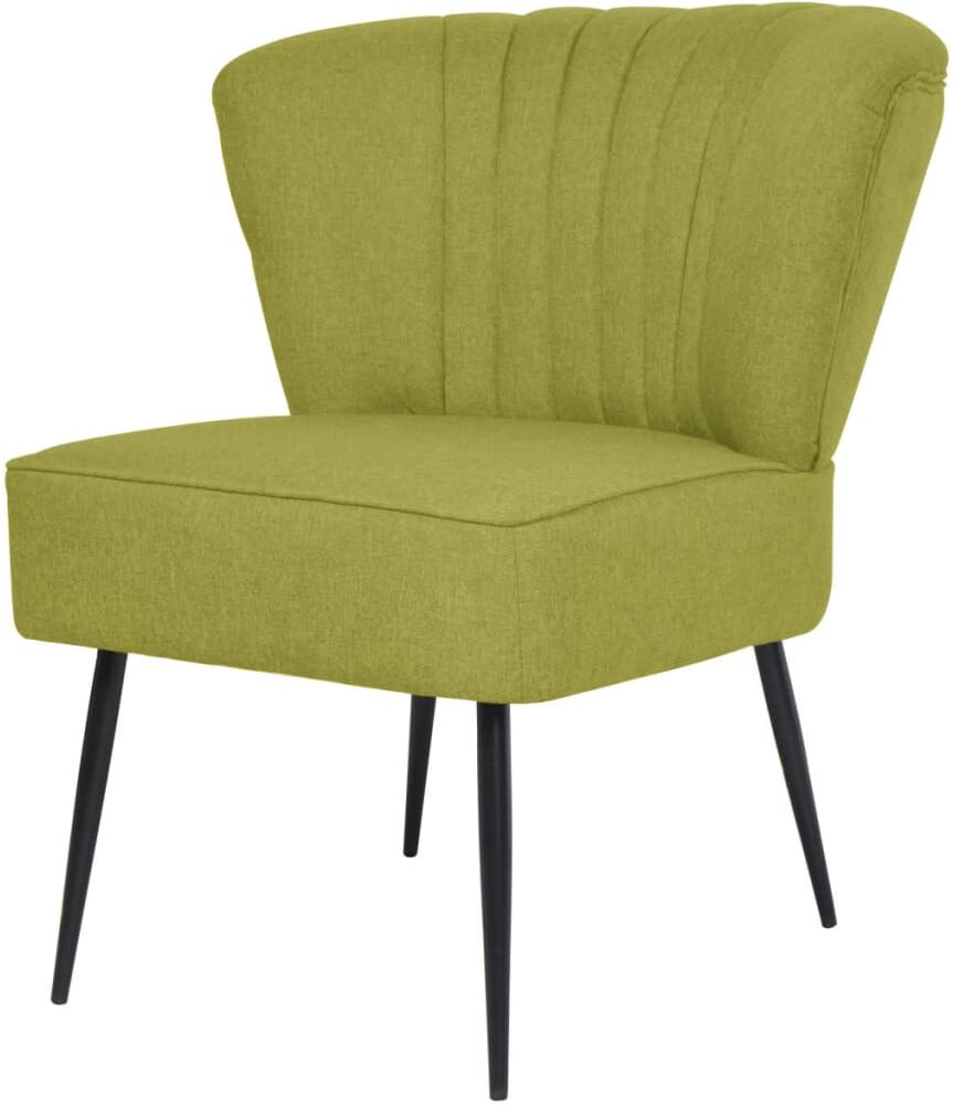 vidaXL Sillón de cóctel tela verde