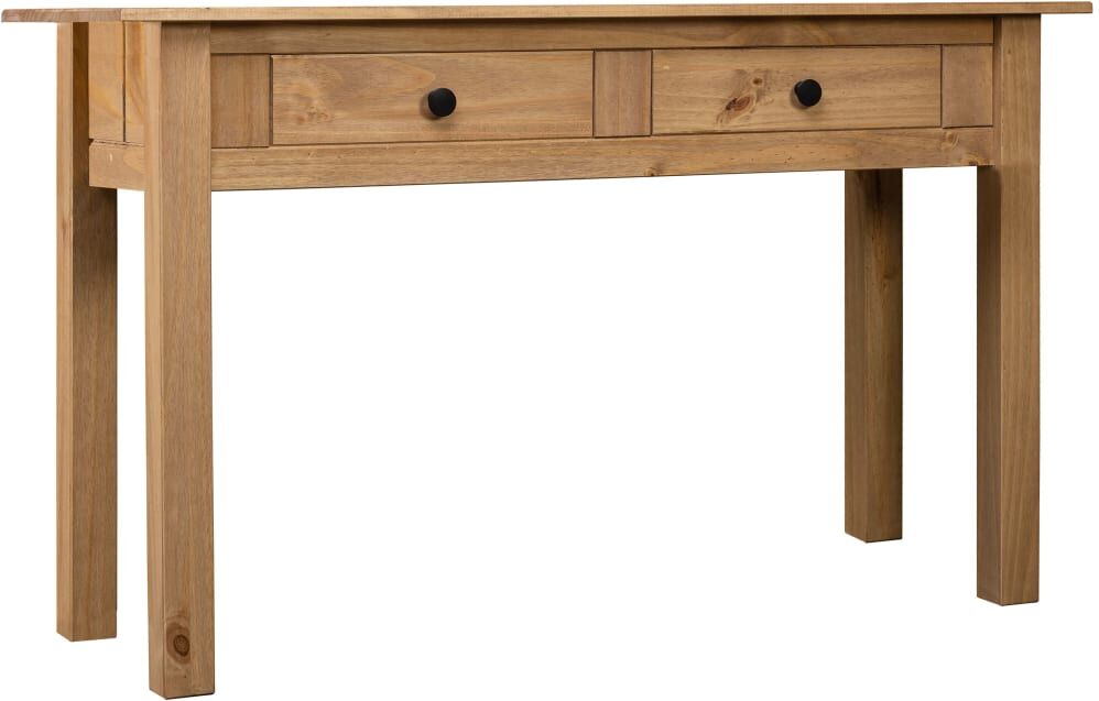 vidaXL Mesa consola madera maciza pino Panamá Range 110x40x72 cm