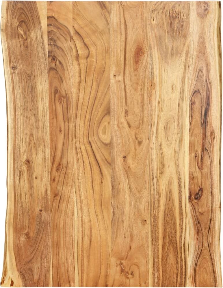 vidaXL Superficie de mesa de madera maciza de acacia 80x(50-60)x2,5 cm