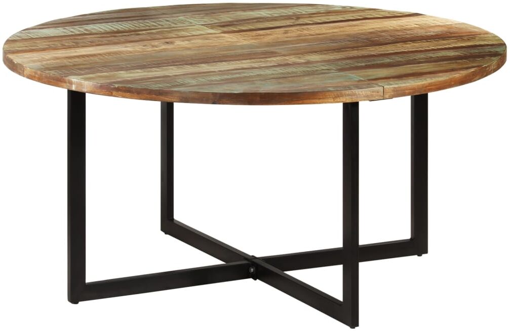 vidaXL Mesa de comedor madera maciza reciclada 150x75 cm