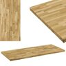 vidaXL Tablero de mesa rectangular madera maciza roble 44 mm 100x60 cm