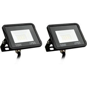 vidaXL Focos LED 10 W 2 unidades blanco frío