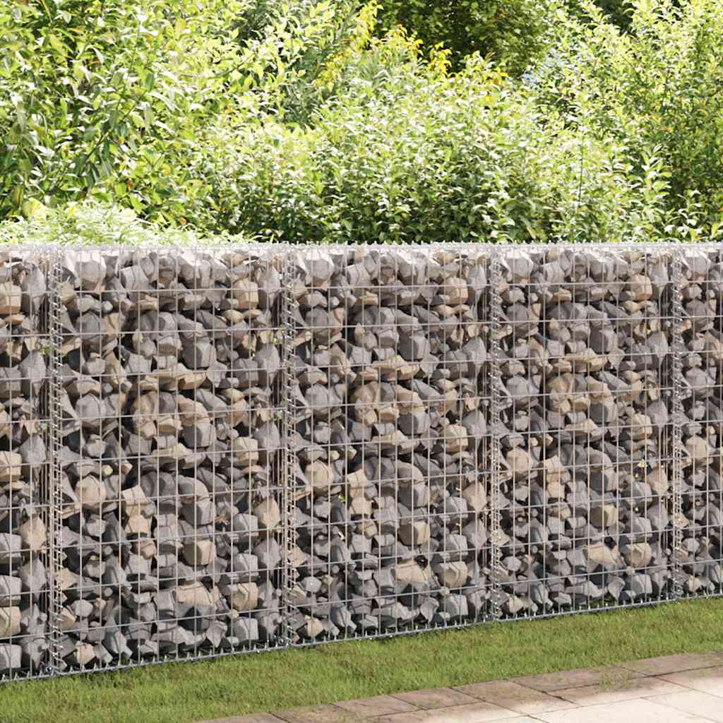 vidaXL Cesta de muro de gaviones acero galvanizado 150x50x100 cm vidaXL Cesta de muro de gaviones acero galvanizado 150x50x100 cm