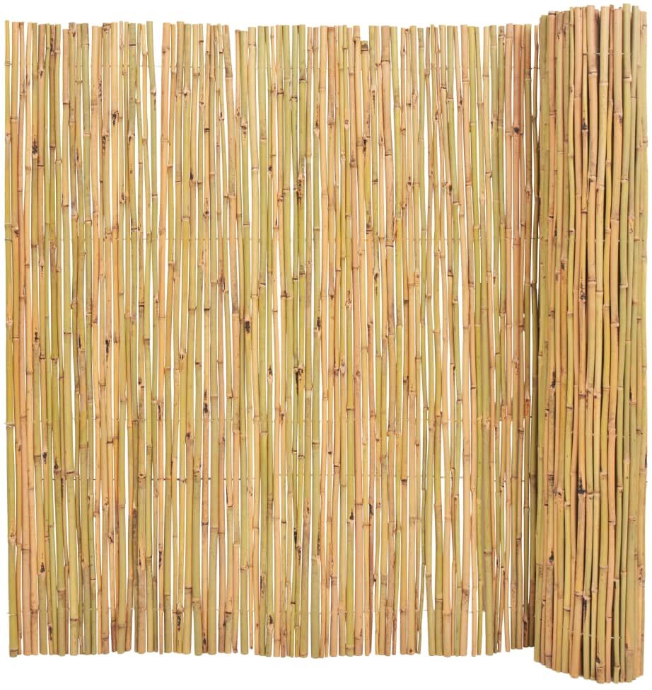 vidaXL Valla de jardín de bambú 300x150 cm