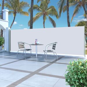 vidaXL Toldo lateral retráctil 160x500 cm crema