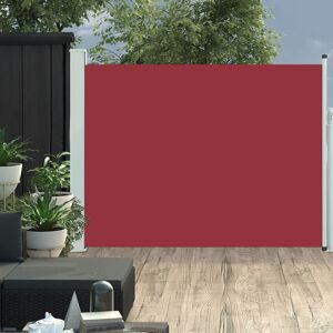 vidaXL Toldo lateral retráctil de jardín rojo 140x500 cm