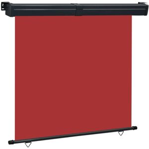 vidaXL Toldo lateral de balcón rojo 170x250 cm