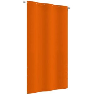 vidaXL Toldo pantalla para balcón de tela oxford naranja 120x240 cm