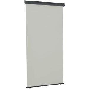 vidaXL Toldo lateral de balcón gris 122x250 cm