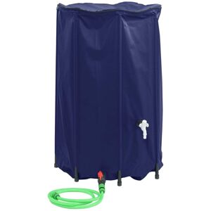 vidaXL Depósito de agua plegable con grifo PVC 500 l