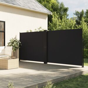 vidaXL Toldo lateral retráctil negro 180x1200 cm