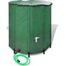 vidaXL Tanque de agua de lluvia plegable 500 L