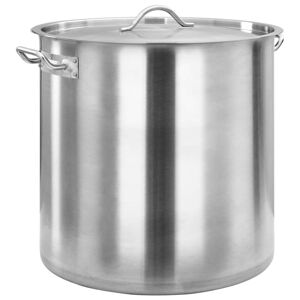 vidaXL Olla de acero inoxidable 50 L 40x40 cm