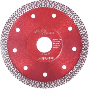 vidaXL Disco de corte de diamante con agujeros acero 125 mm