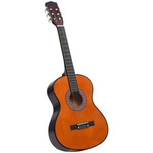 vidaXL Guitarra clásica niños y principiantes madera de tilo 3/4 36