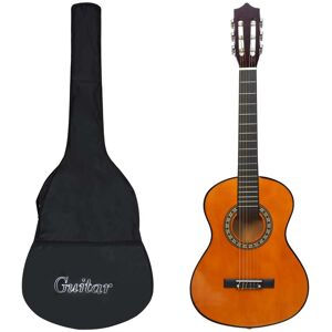 vidaXL Guitarra clásica para principiante y niño con funda 1/2 34