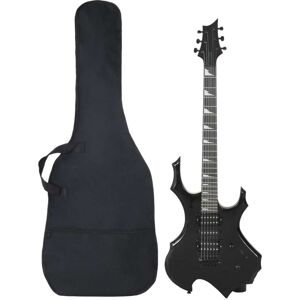 vidaXL Guitarra eléctrica para principiantes con funda negro 4/4 39