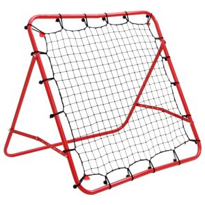 vidaXL Red de rebote ajustable para fútbol 100 x 100 cm