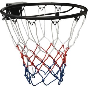 vidaXL Aro de baloncesto acero negro 45 cm