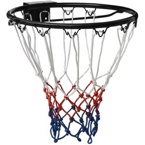 vidaXL Aro de baloncesto acero negro 39 cm