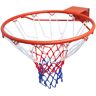 vidaXL Canasta de baloncesto con red naranja 45 cm