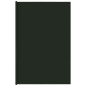 vidaXL Alfombra para tienda de campaña verde oscuro 400x600 cm