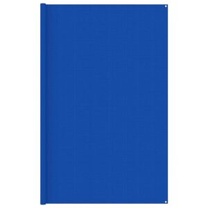 vidaXL Alfombra para tienda de campaña HDPE azul 300x500 cm