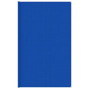 vidaXL Alfombra para tienda de campaña HDPE azul 400x500 cm
