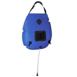 vidaXL Ducha de camping PVC azul 20 L