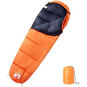 vidaXL Saco de dormir tipo momia de camping para adultos 3 estaciones