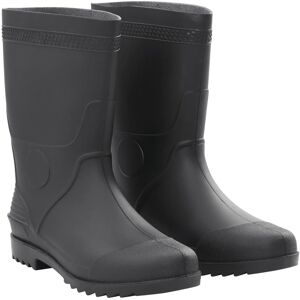 vidaXL Botas de agua negro número 46 PVC