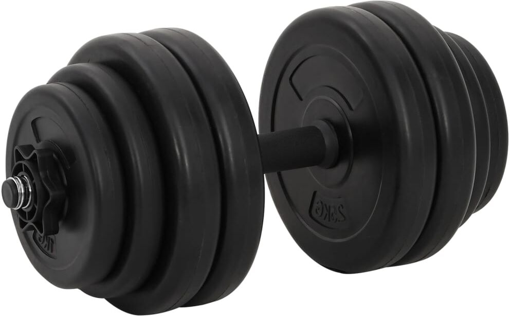 vidaXL Juego de mancuernas 15 kg vidaXL Juego de mancuernas 15 kg