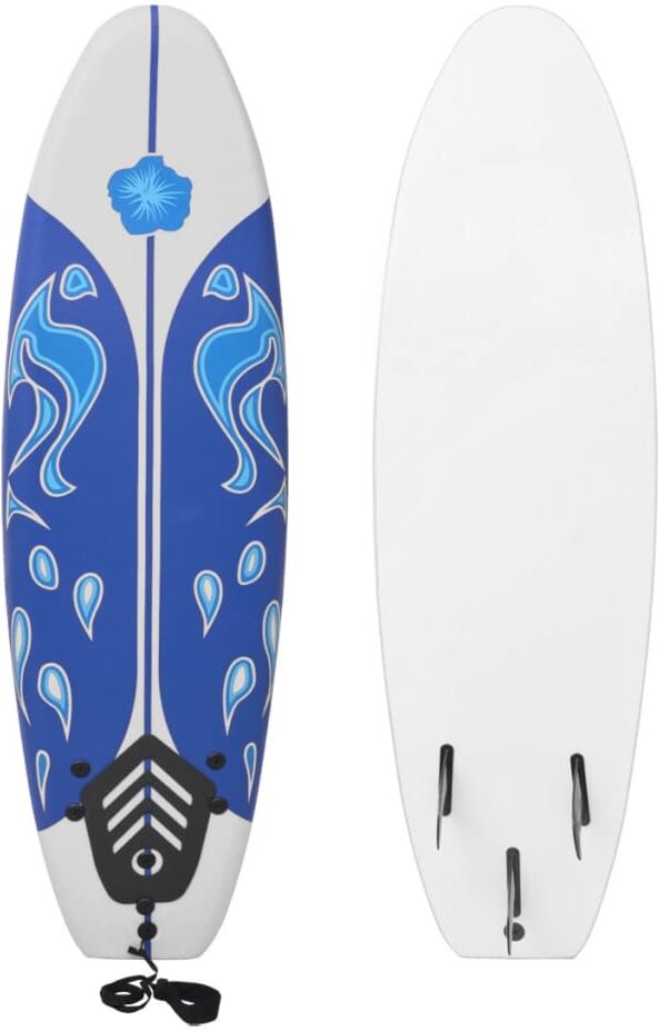 vidaXL Tabla de surf azul 170 cm