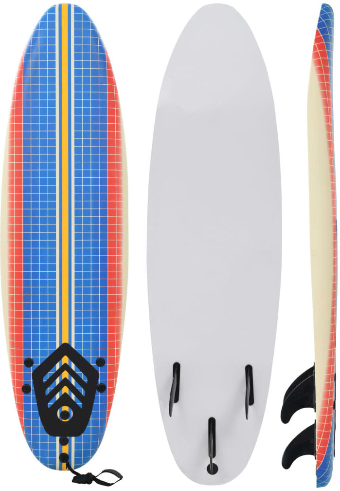 vidaXL Tabla de surf diseño mosaico 170 cm